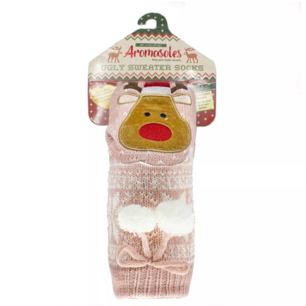 NWT Aromasoles Ugly Sweater Socks